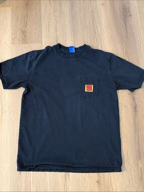 Empyre Pocket Crewneck T-Shirt Black Size Small